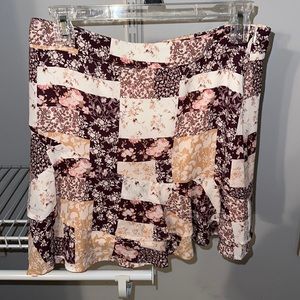 floral skirt